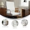 Flash Furniture White Leather Rose Gold Frame High Back Chair GO-2286H-WH-RSGLD-GG - alternate 8